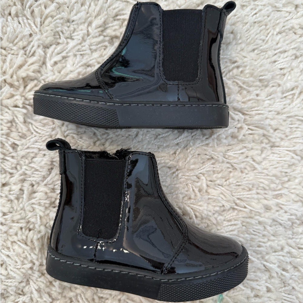 Freshly Picked Black Kids Chelsea Boots